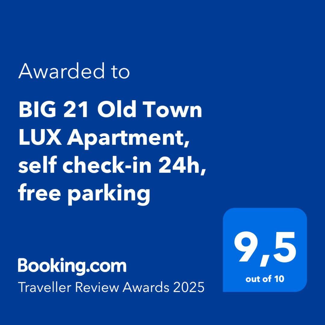 Big 21 Old Town Lux Apartment, Self Check-In 24H, Free Parking Poznań Eksteriør bilde
